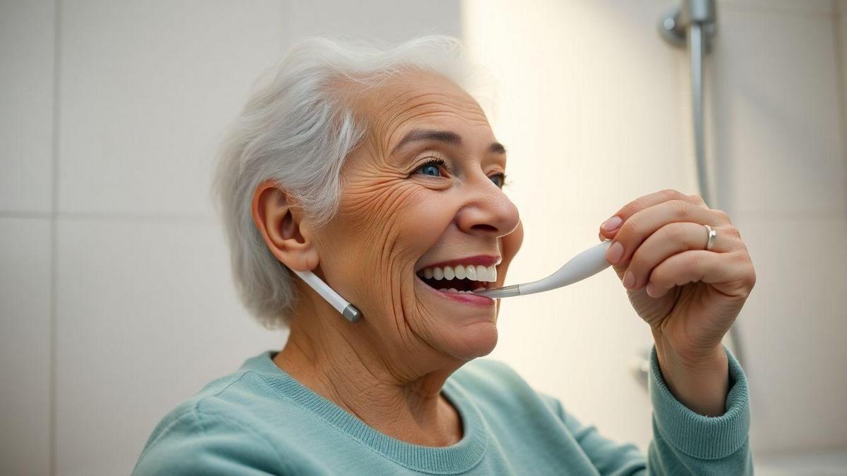 Adaptações e ferramentas para escovação adequada na terceira idade